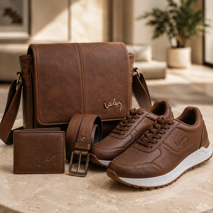 Combo Papá Elite, Carriel, correa, billetera y zapatos
