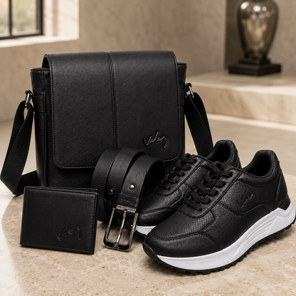 Combo Papá Elite, Carriel, correa, billetera y zapatos